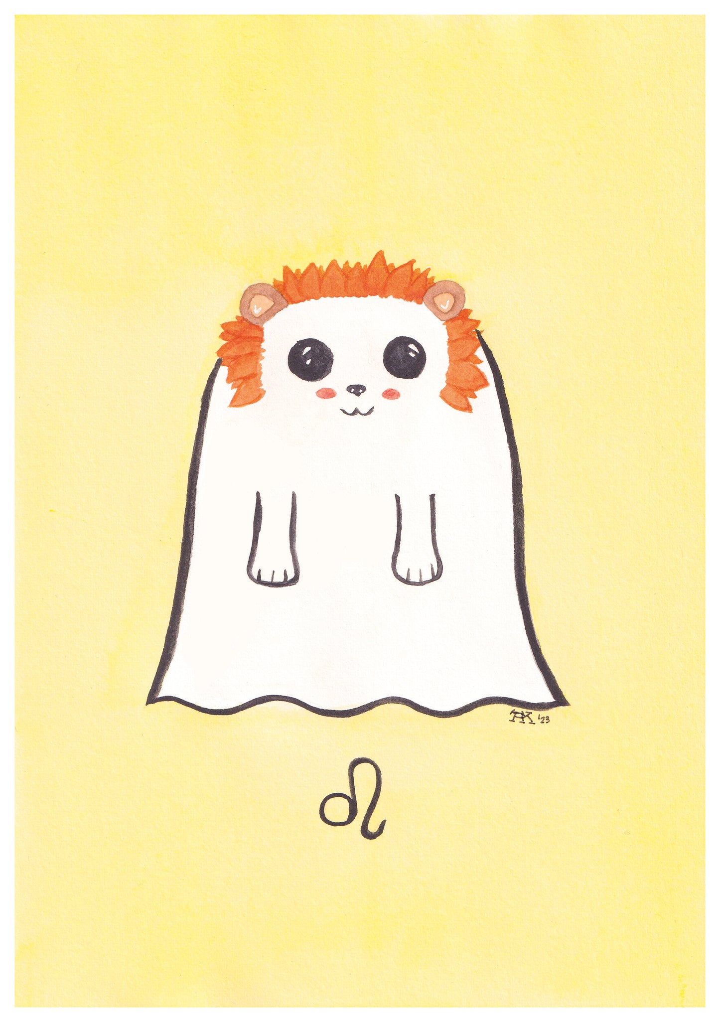 Ghost Leo - Print