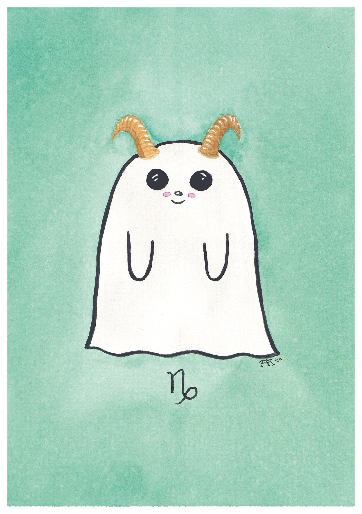 Ghost Capricorn - Print