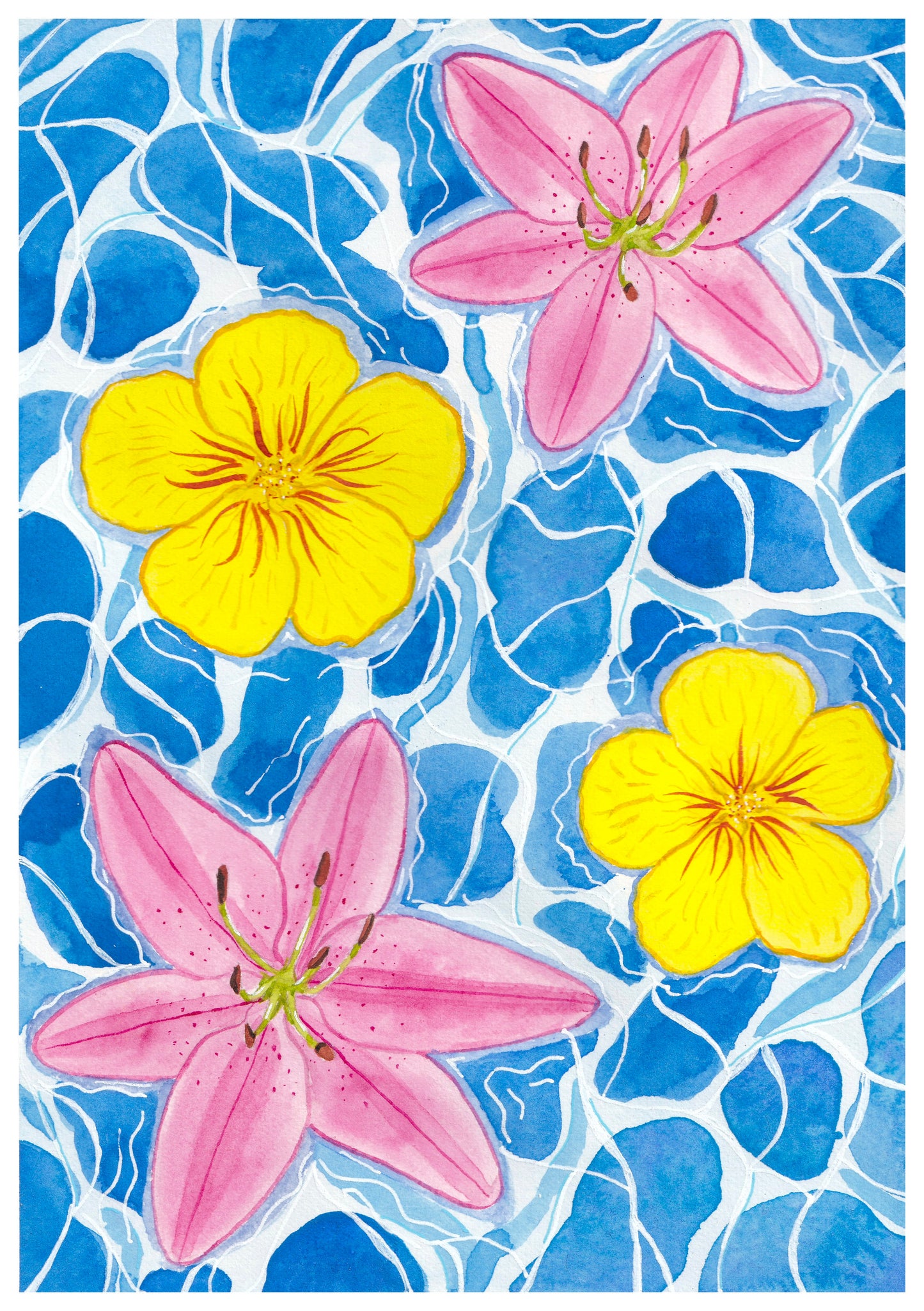 Flower Bath - Print