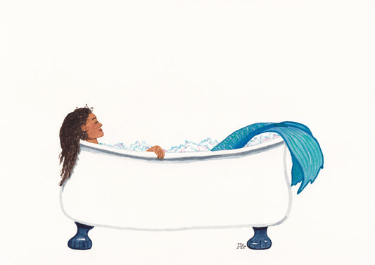 Mermaid "Bathtub" - Print