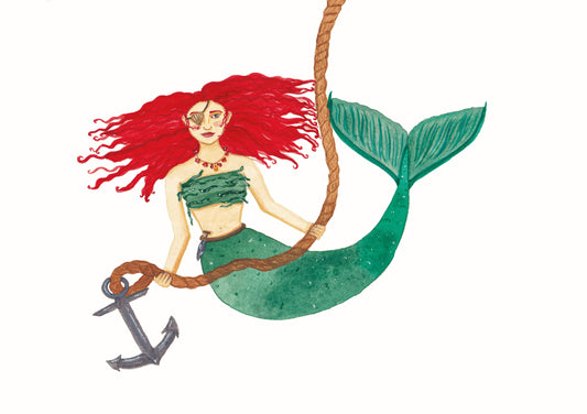 Mermaid "Pirate" - Print