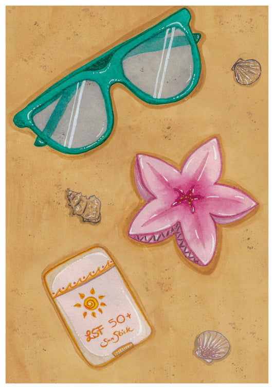 Beach Essentials - Print