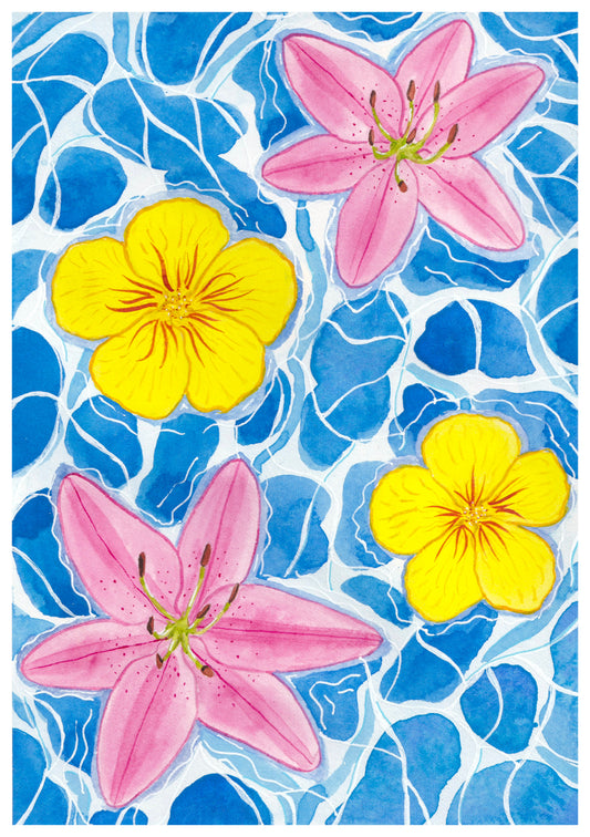 Flower Bath - Print
